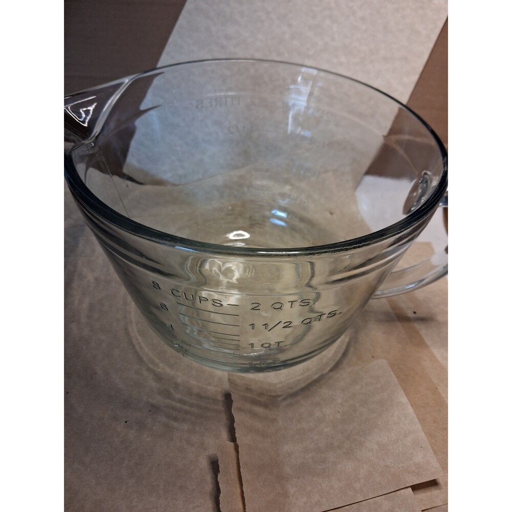 vtg clear 2 quart 8 cup measuring cup Anchor Hocking Brand